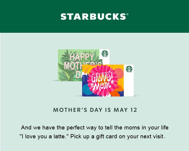 Mother’s Day Gift Cards