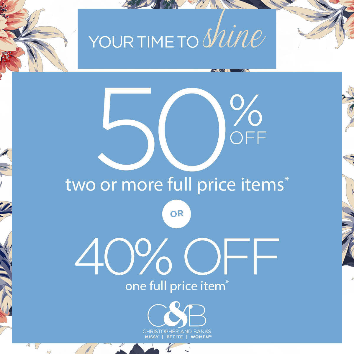 It’s Your Time To Shine!