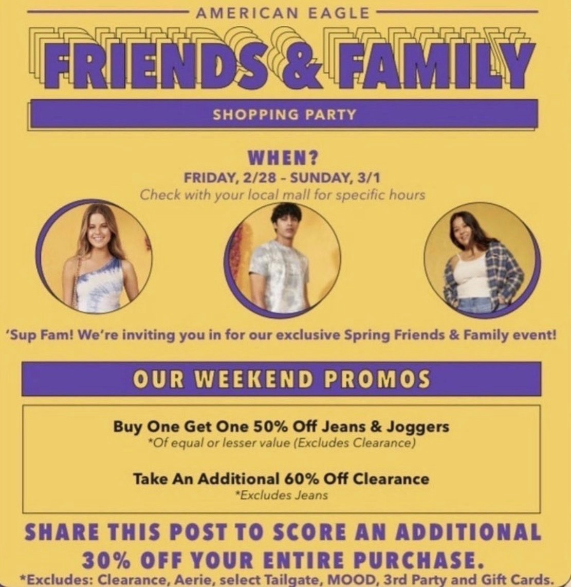 Spring Friends and Family Event