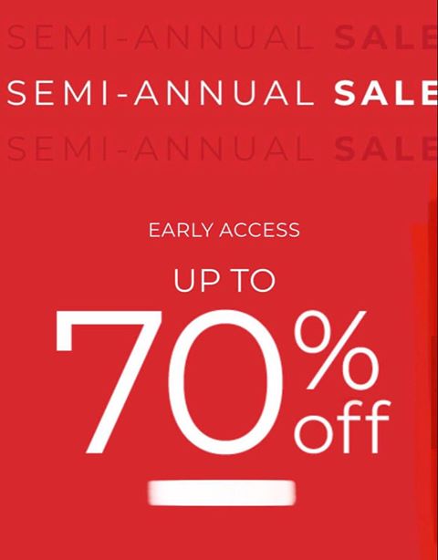 Semi-Annual Sale